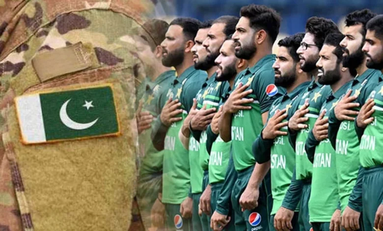 پاکستانی کرکٹ ٹیم پاک فوج سے فٹنس تربیت