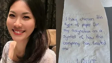 ٹوائلٹ پیپر پر استعفیٰ