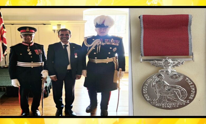 Junaid Ali Receives British Empire Medal (BEM)