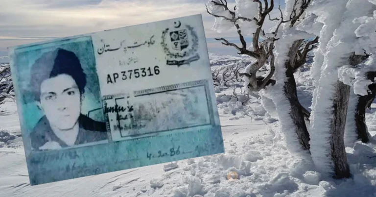 برف کے پہاڑ سے 28 سال بعد  درست حالت میں لاش برآمد
