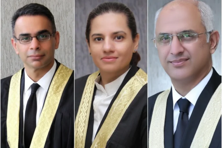 جسٹس بابر ستار ، جسٹس محسن اختر کیانی اور جسٹس ثمن رفعت کا تبادلہ