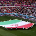 لاس اینجلس کے فیفا میچ میں‌ایرانی  پرچم  لہر ا دیا گیا