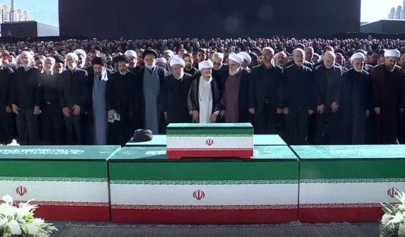 خامنہ ای کے جنازے