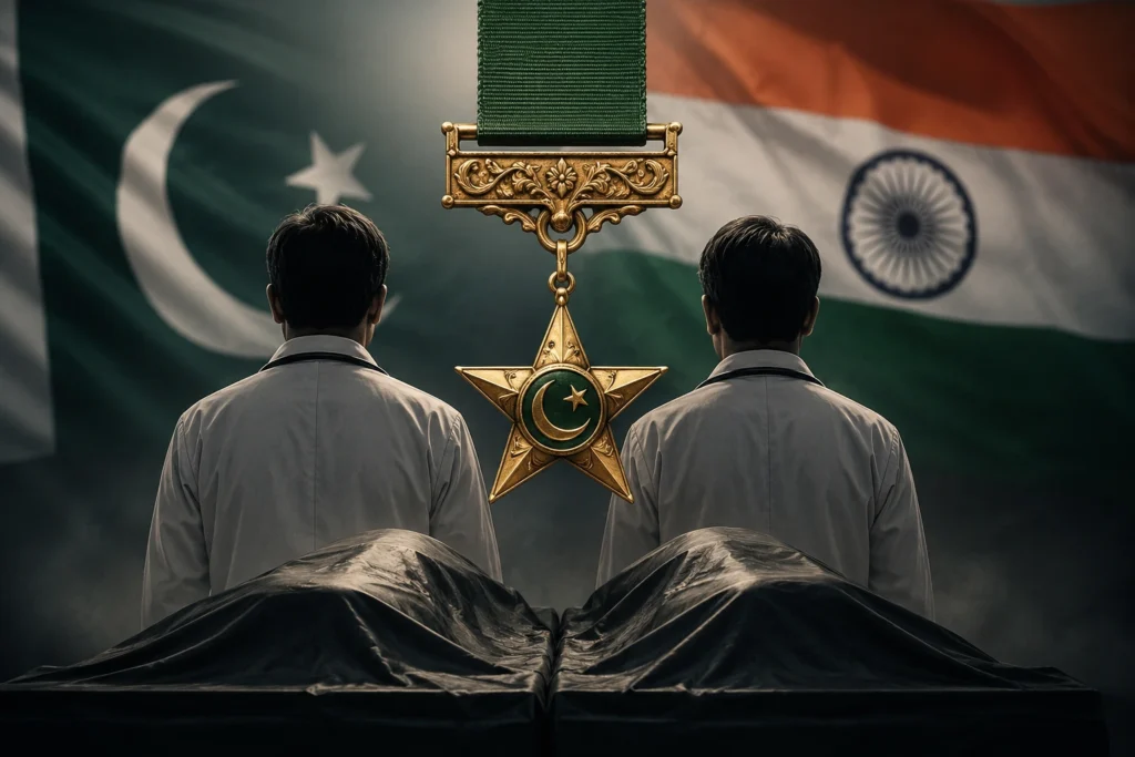 حکومتِ پاکستان بھارت کے دو مرے ہوئے ڈاکٹروں کو نشانِ قائد کیوں دینے جا رہی ہے؟