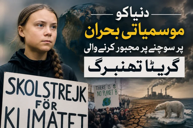 دنیا کو موسمیاتی بحران پر سوچنے پر مجبورکرنے والی گریٹا تھنبرگ