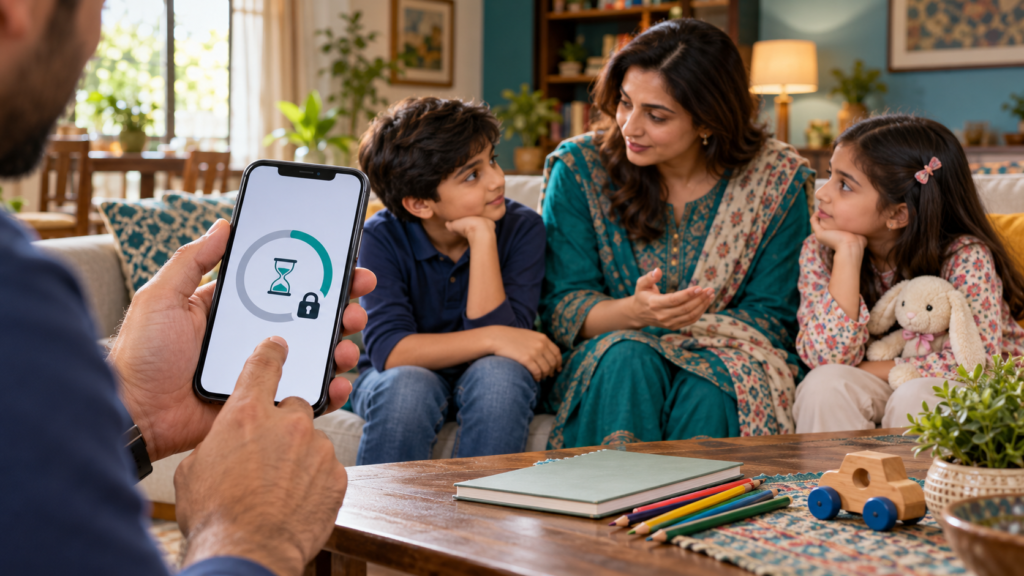 بچوں کا موبائل اسکرین ٹائم کیسے کم کریں؟ ایپ ٹائمر لگانے کا طریقہ
